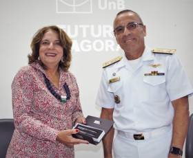 Cerimônia de formalização memorando de entendimento entre a Escola Superior de Defesa (ESD) e a Universidade de Brasília (UnB). 24/02/2023. Foto: Beto Monteiro/Ascom UnB